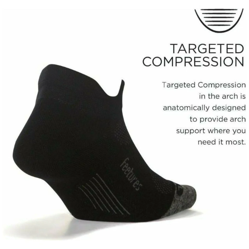 Unisex Elite Ultra Light No Show Tab 23 - Black - Image 3