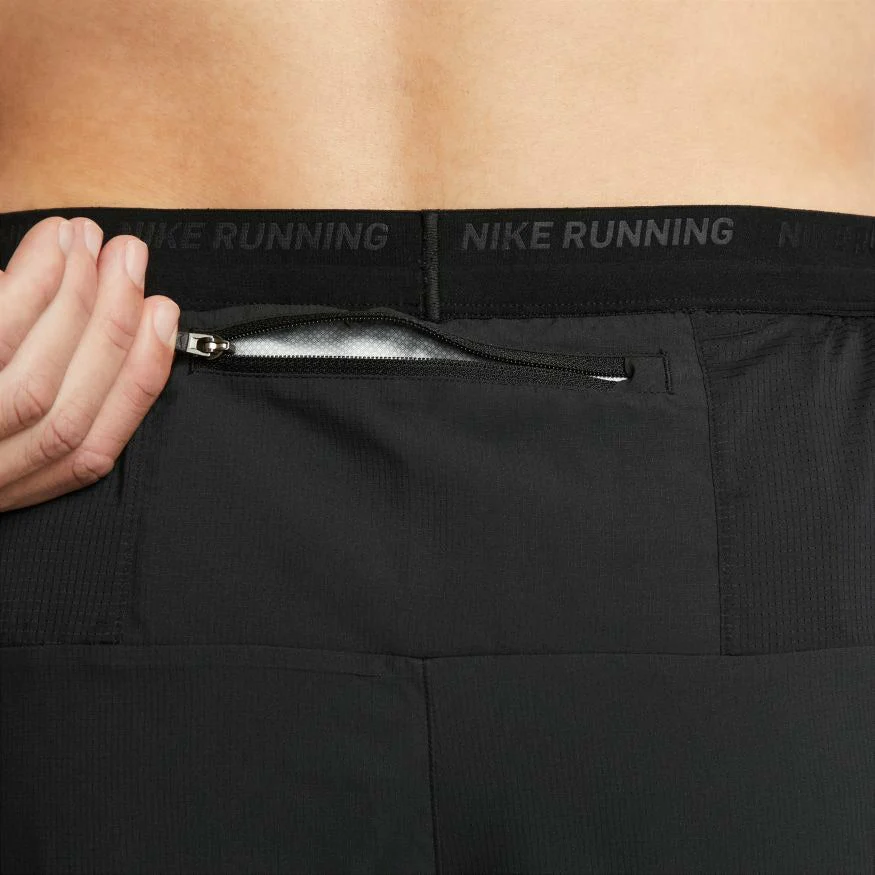 Mens Dri-FIT Stride 7 Inch Brief-Lined Running Shorts - Black - Image 5