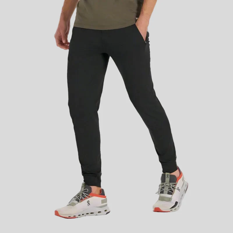 Mens Ponto Performance Jogger - Black Heather - Image 3