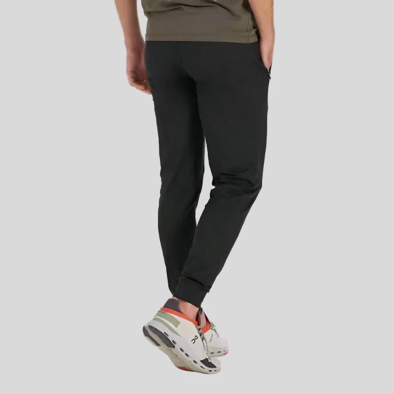 Mens Ponto Performance Jogger - Black Heather - Image 4