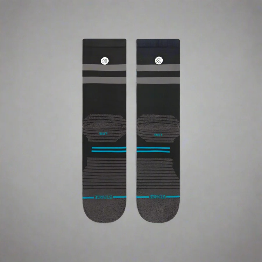 Unisex Franchise Ultralight Crew Socks 3 Pack - Black - Image 4