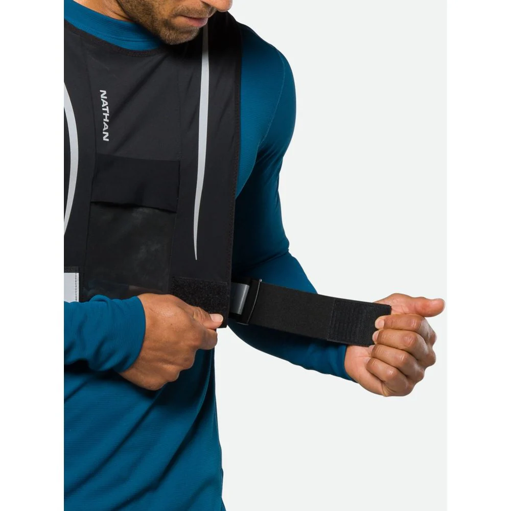 Unisex HYPERNIGHT REFLECTIVE STASH VEST - Black - Image 9