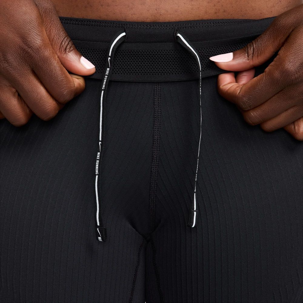 Womens Dri-FIT ADV Aeroswift Mid-Rise 5 Inch Running Shorts - Black - Image 6