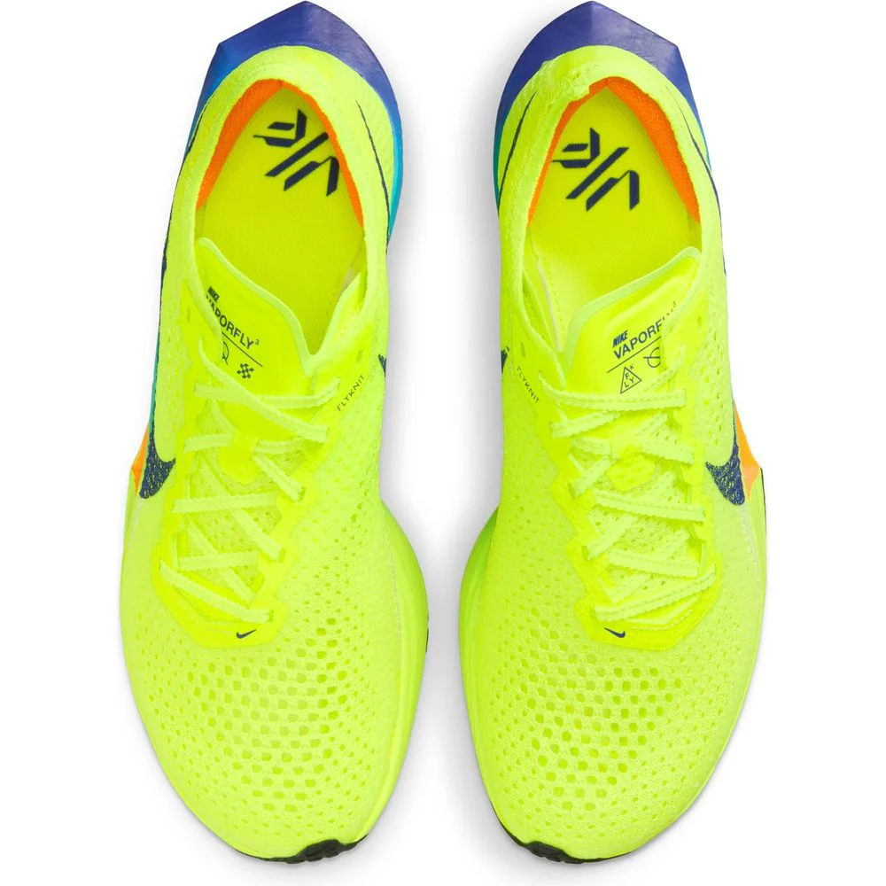 Womens Vaporfly 3 - Volt - Image 3